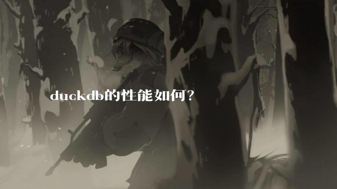 duckdb的性能如何？
